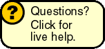 invitation popup window for live chat with an online representative